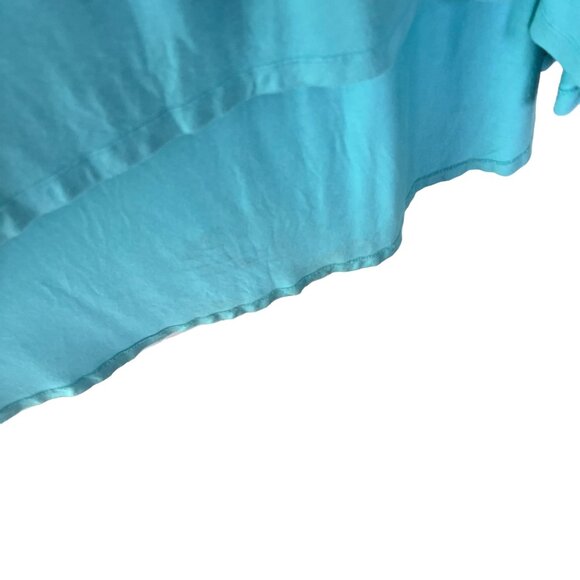 Soma Black Teal Colorblock High Low Sleeveless V Neck Dress Medium - Picture 11 of 11